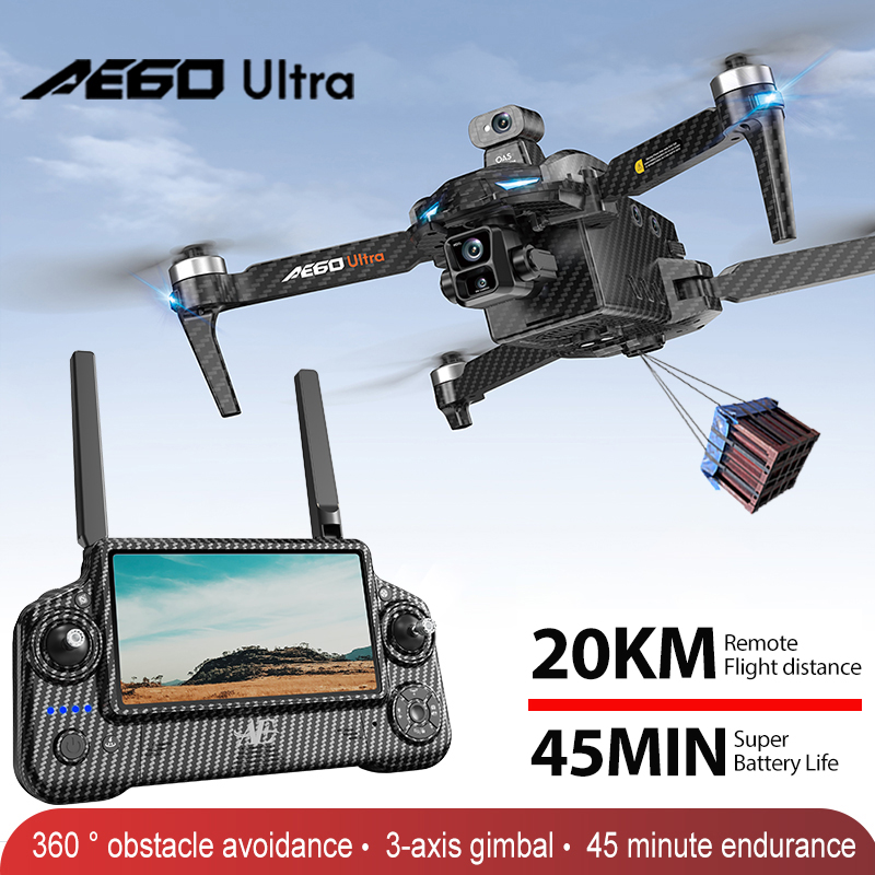 Drone Gps Mount - AE60 GPS Drone professionnel 8K caméra