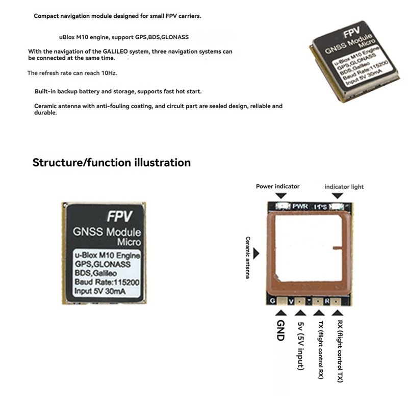 Module GPS B16C-For RUSHFPV GN - Drone Gps Module avis et prix